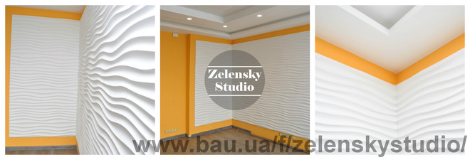 Гипсовые 3D панели в интерьере — Zelensky Studio Гипсовые 3D панели в интерьере — Zelensky Studio